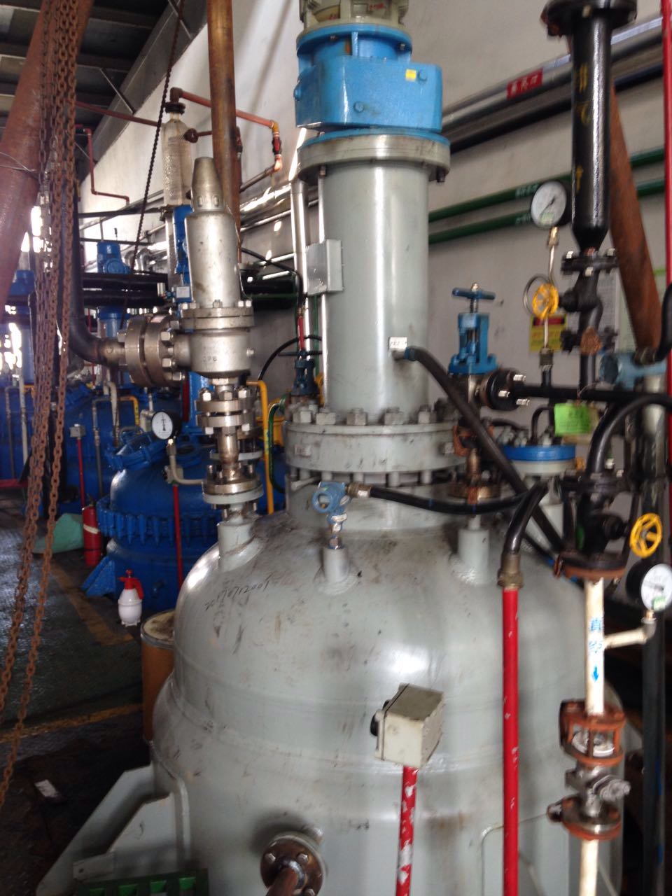 浙江省台州市2000L高压釜调试